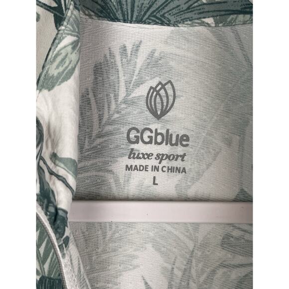 GGBLUE Hixe Sports Golf Set Top L & Skirt M White and Green Bay Leaf's - Picture 16 of 16